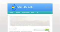 Desktop Screenshot of boliviacontable.com